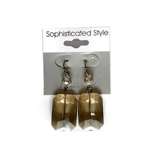 ⭐️5 for $25⭐️ Sophisticated Style Large Crystal Style Glass Gem Dangly Earrings